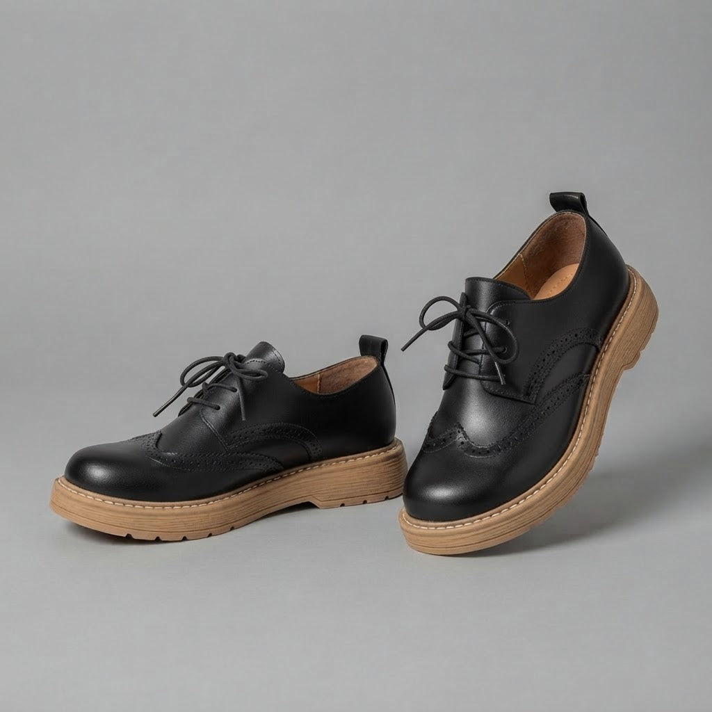 Dakota | Retro-Schnürschuh im Oxford-Stil für Damen