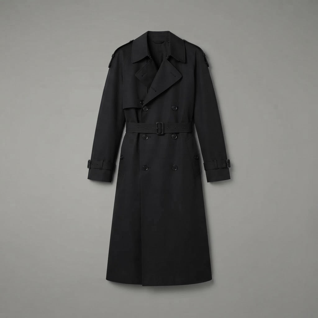 Trenchcoat für Damen | Lange, stilvolle zweireihige Oberbekleidung