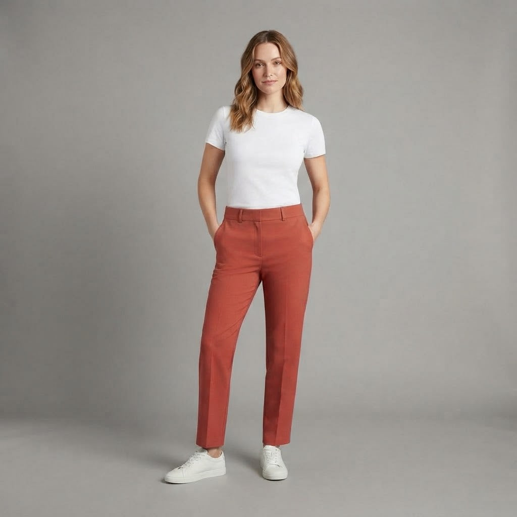 Alina Hose mit hoher Taille | Damenhose