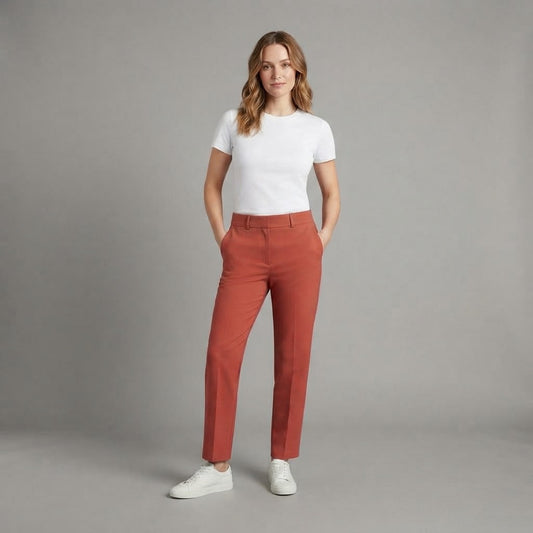Alina Hose mit hoher Taille | Damenhose