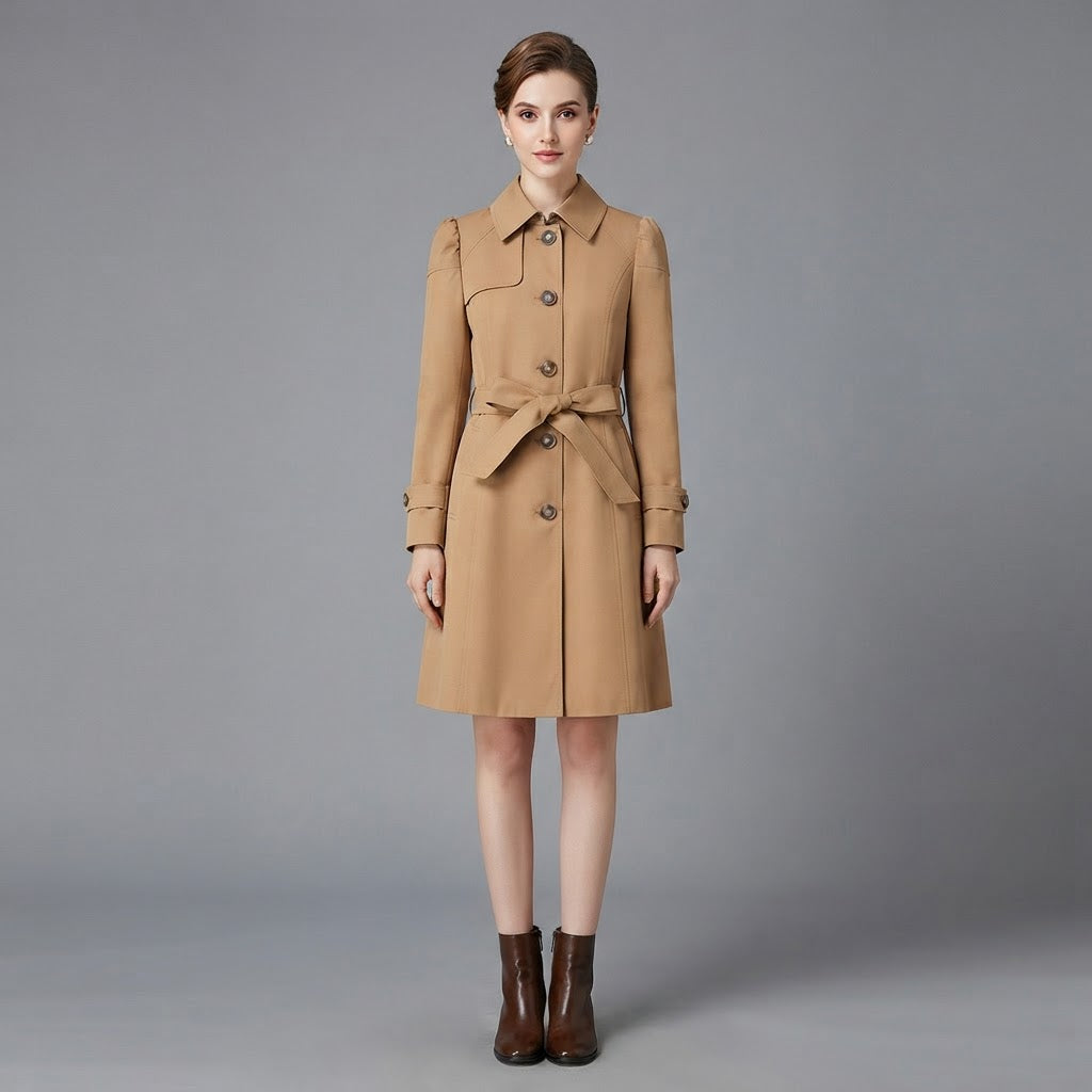 Carenza | Figurbetonter Trenchcoat für Damen