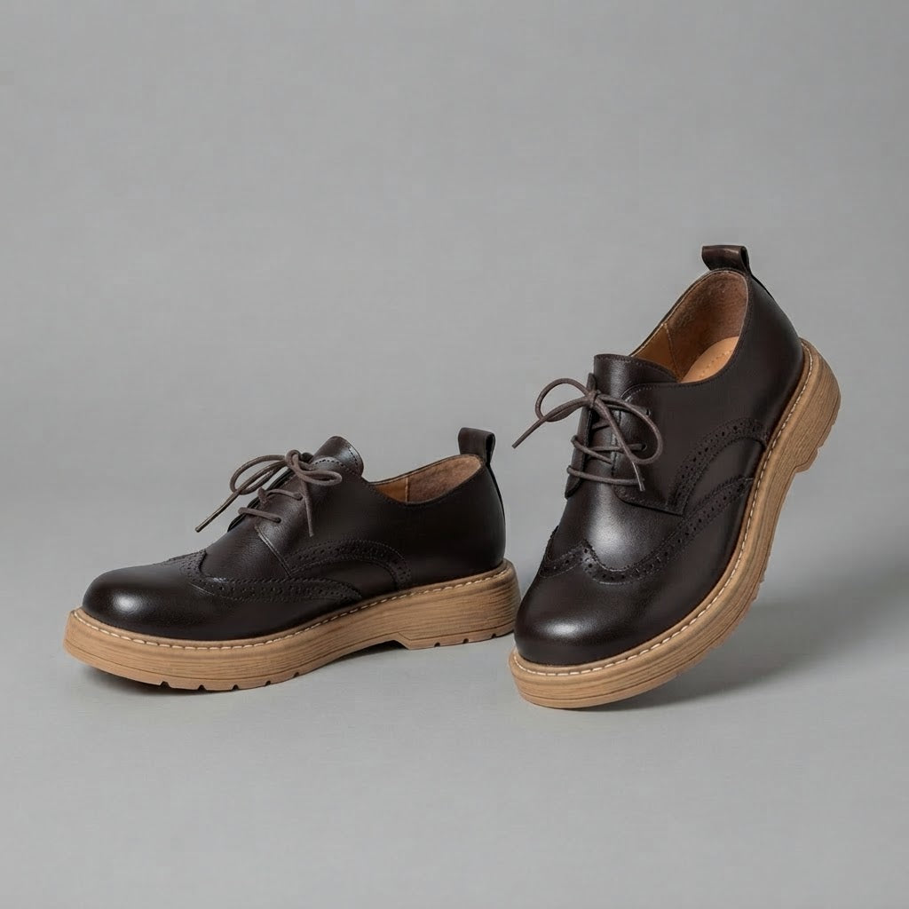 Dakota | Retro-Schnürschuh im Oxford-Stil für Damen