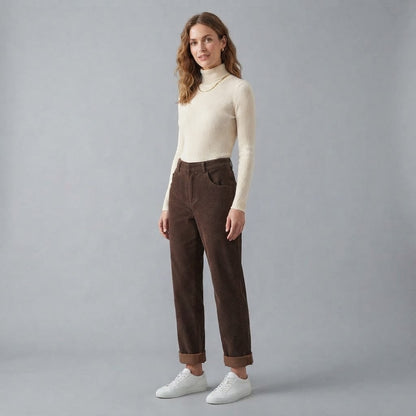 Damenhosen mit hoher Taille | Hosen