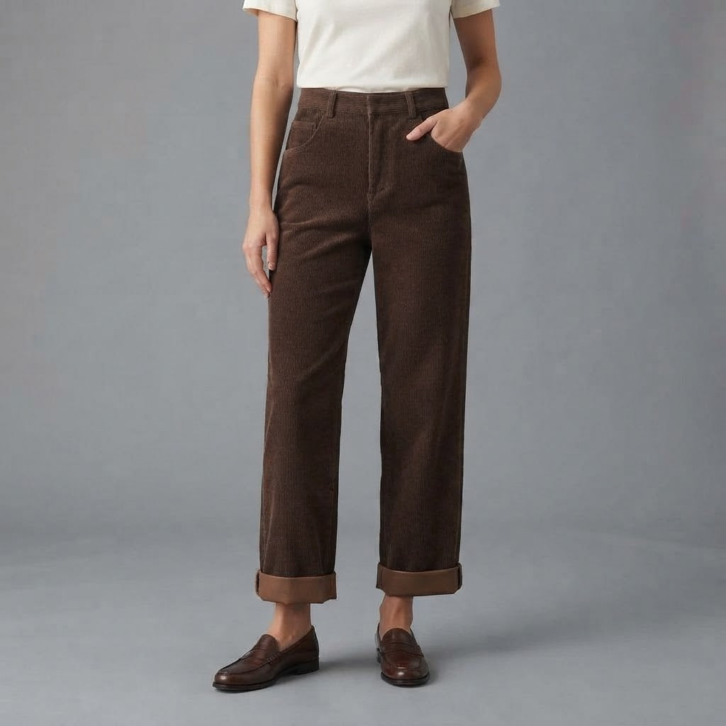 Damenhosen mit hoher Taille | Hosen