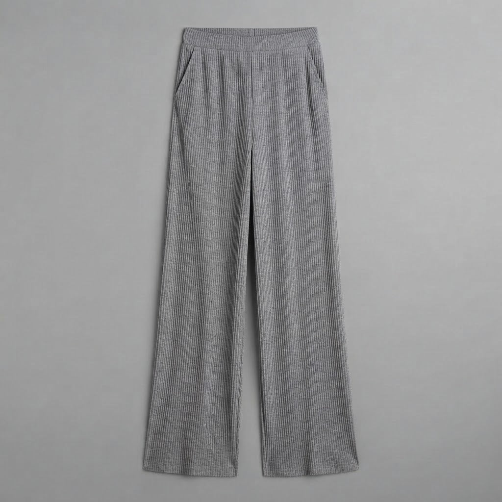 Palazzo-Hosen mit hoher Taille | Damen-Hosen mit weitem Bein