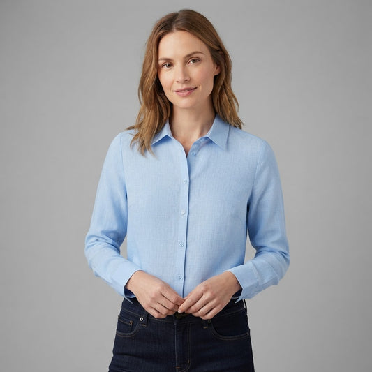 Klassische Damenbluse mit Knopfleiste | Stilvolle Bluse