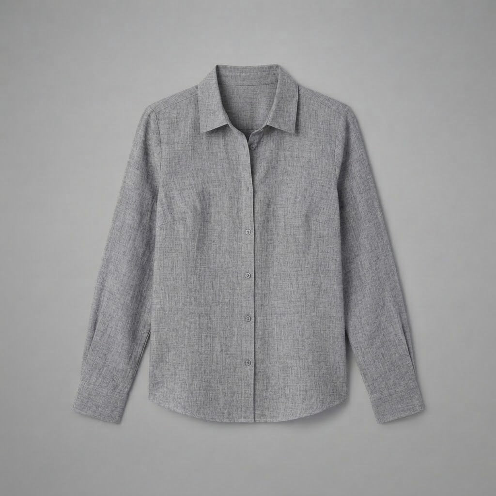 Klassische Damenbluse mit Knopfleiste | Stilvolle Bluse