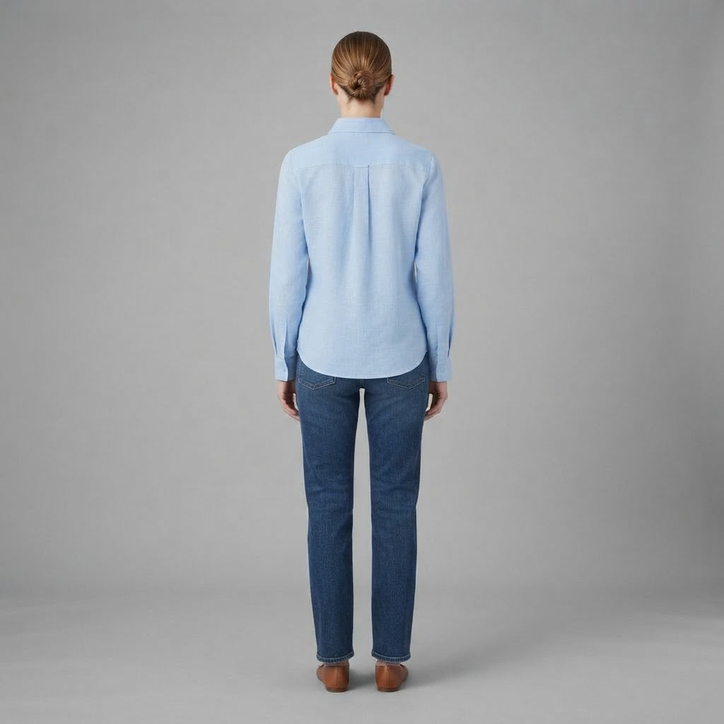 Klassische Damenbluse mit Knopfleiste | Stilvolle Bluse