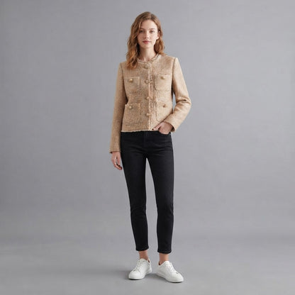 Kurze Damenjacke | Jacke mit Taschen