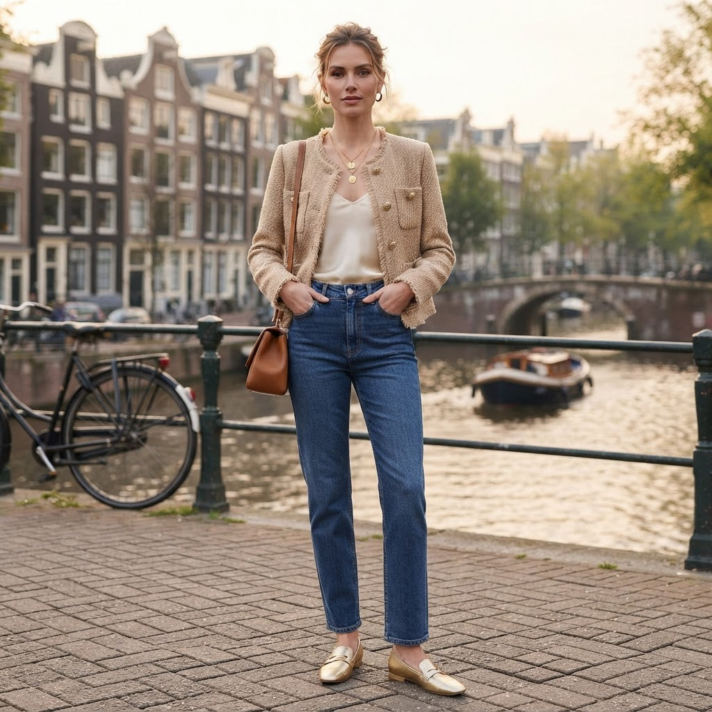 Kurze Damenjacke | Jacke mit Taschen