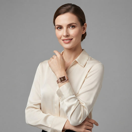 Selena | Quadratisches Uhrenarmband für Damen