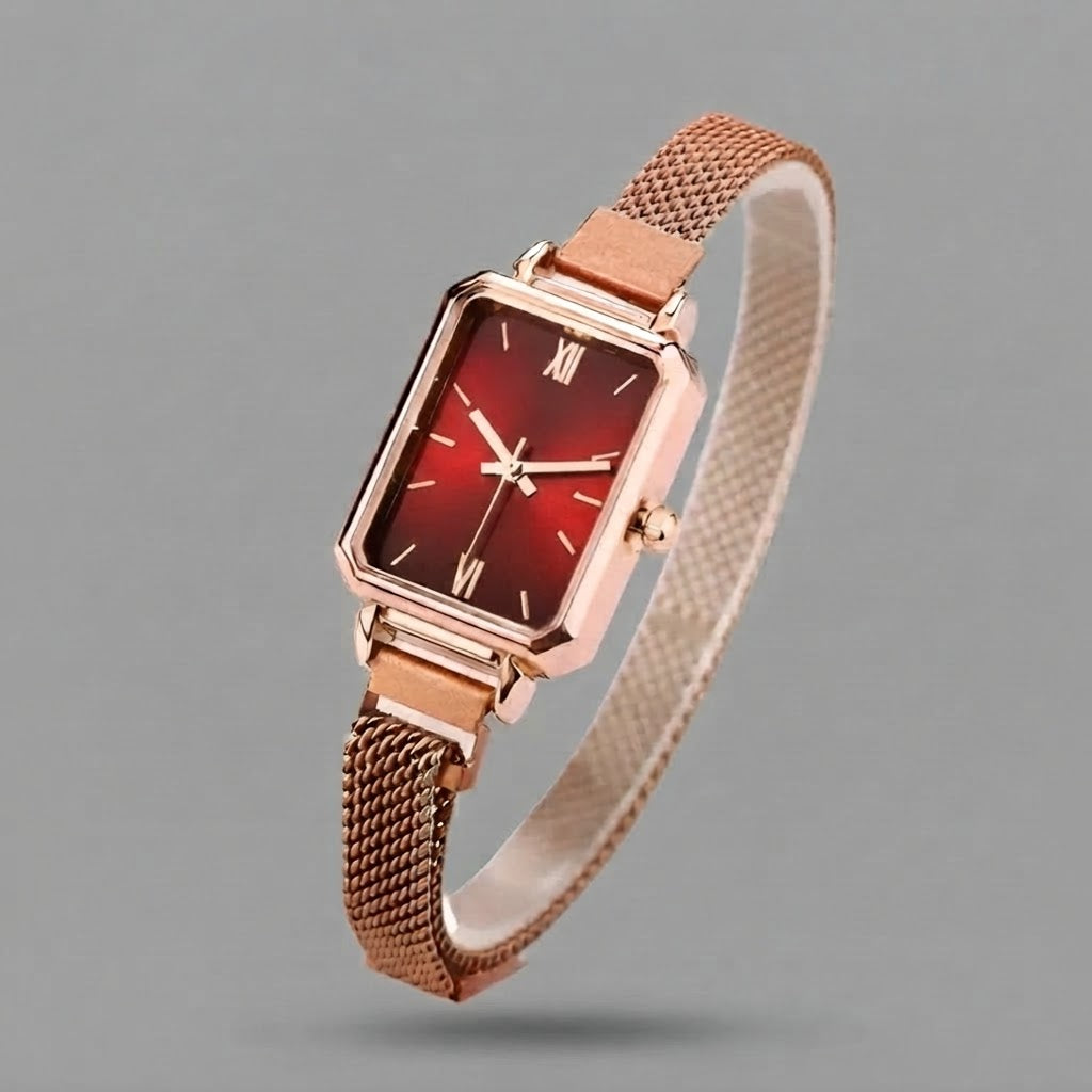 Selena | Quadratisches Uhrenarmband für Damen
