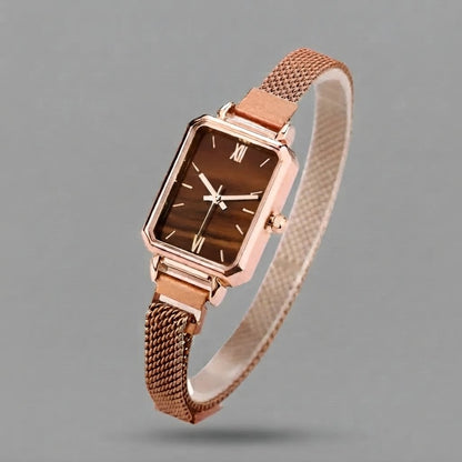 Selena | Quadratisches Uhrenarmband für Damen