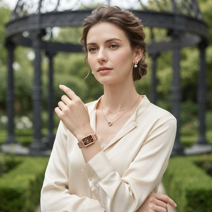 Selena | Quadratisches Uhrenarmband für Damen