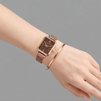Selena | Quadratisches Uhrenarmband für Damen