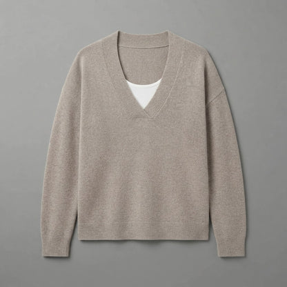 Pullover | Damen-Passform mit V-Ausschnitt