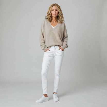 Pullover | Damen-Passform mit V-Ausschnitt