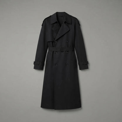 Trenchcoat für Damen | Lange, stilvolle zweireihige Oberbekleidung