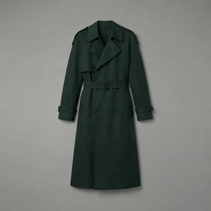 Trenchcoat für Damen | Lange, stilvolle zweireihige Oberbekleidung