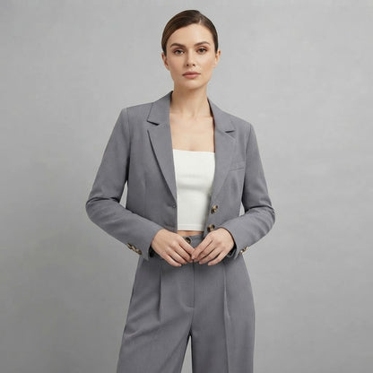 Damen-Blazer & Hose mit weitem Bein | Hosenanzüge für Damen